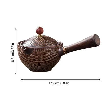 360° Rotating Ceramic Tea Maker | Exquisite Tea Infuser Cup