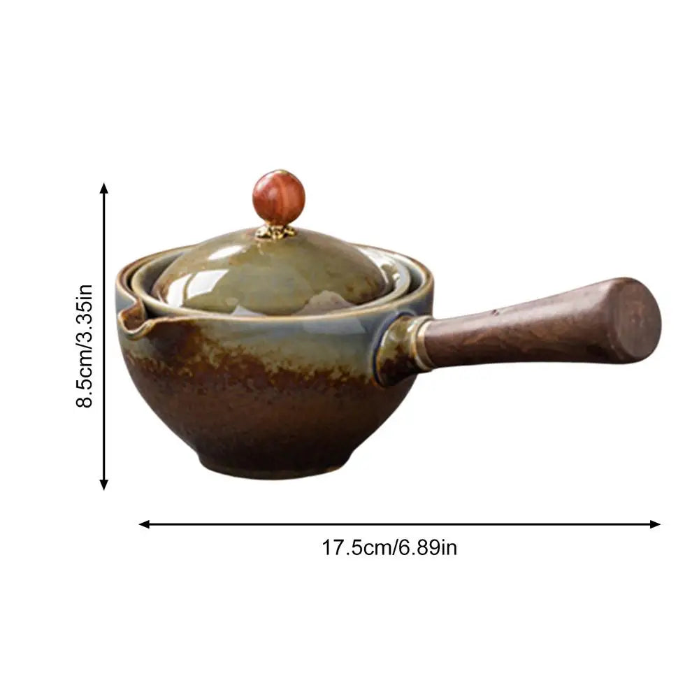 360° Rotating Ceramic Tea Maker | Exquisite Tea Infuser Cup