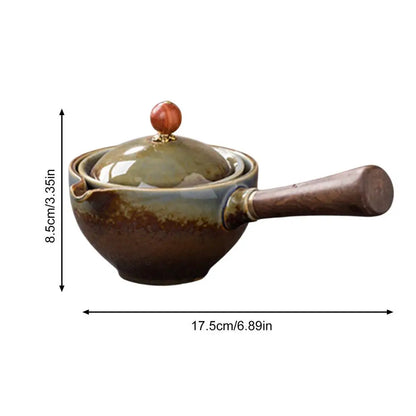 360° Rotating Ceramic Tea Maker | Exquisite Tea Infuser Cup