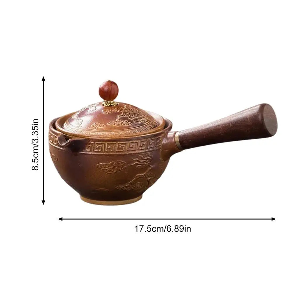 360° Rotating Ceramic Tea Maker | Exquisite Tea Infuser Cup